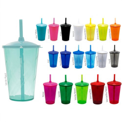 Copo Canudo 600ml Código 1006