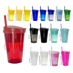 Copo Snack Cup Acrílico 600ml Código 1020