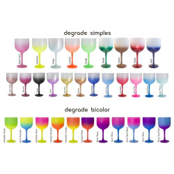 Taça Gin Degradê 580ML Código 1015