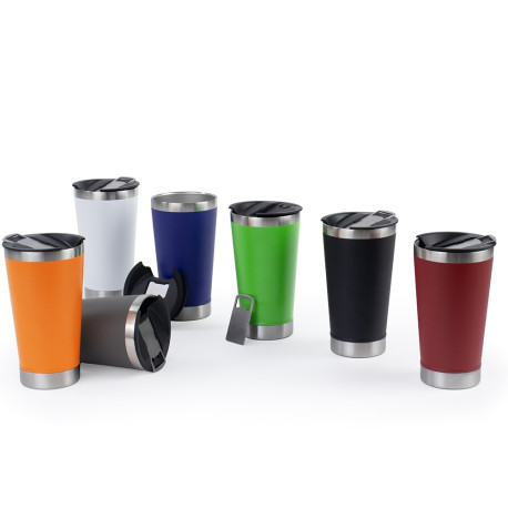 Copo Inox 500ml com Abridor Código 9252 