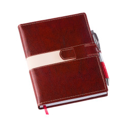 Agenda Diária Marrom Cód.: 201L